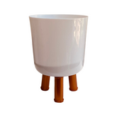 Tri Pot | 15cm Round Pot For Tabletop | Office | Indoor Garden | Home& Garden